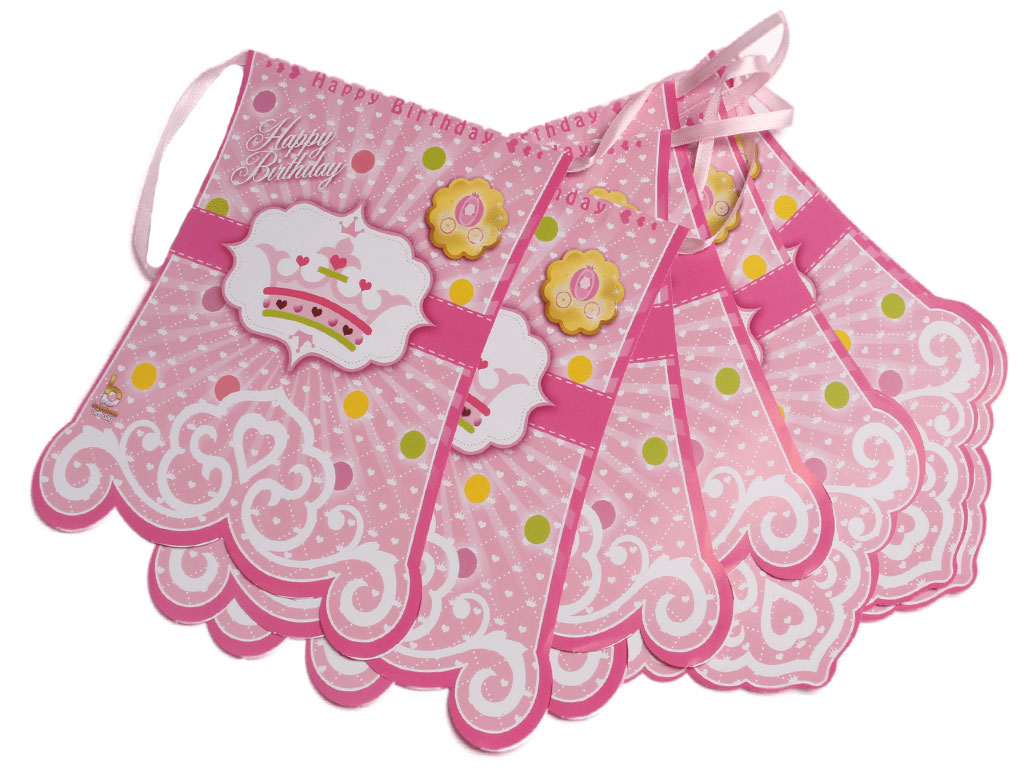 پرچم تاج صورتی