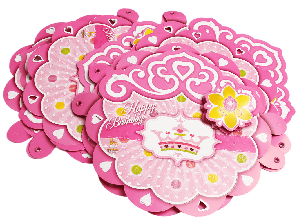 ریسه برجسته تاج صورتی