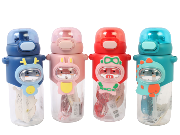قمقمه نی دار کودک 600 میلی لیتر