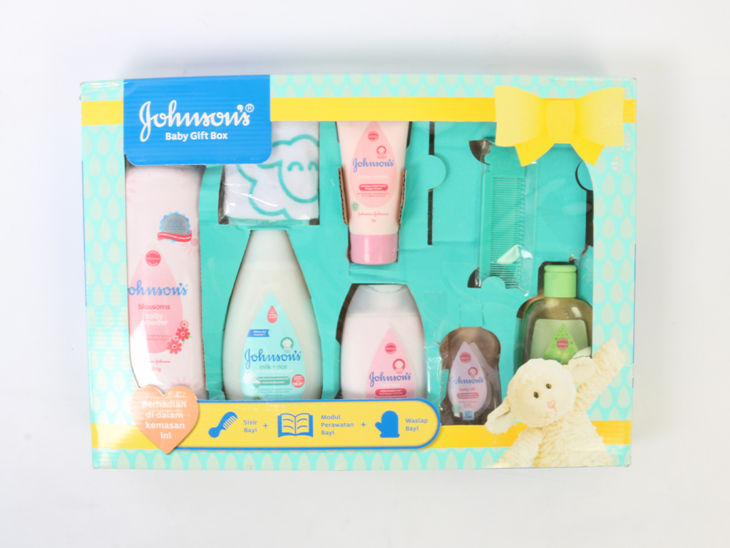 ست محصولات بهداشتی نوزادی 8 عددی جانسون johnsons