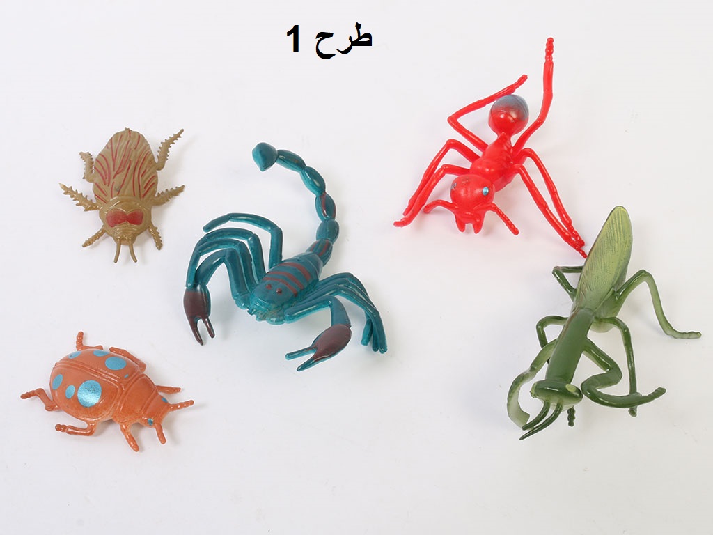 فیگور مدل حشرات مجموعه 5 عددی