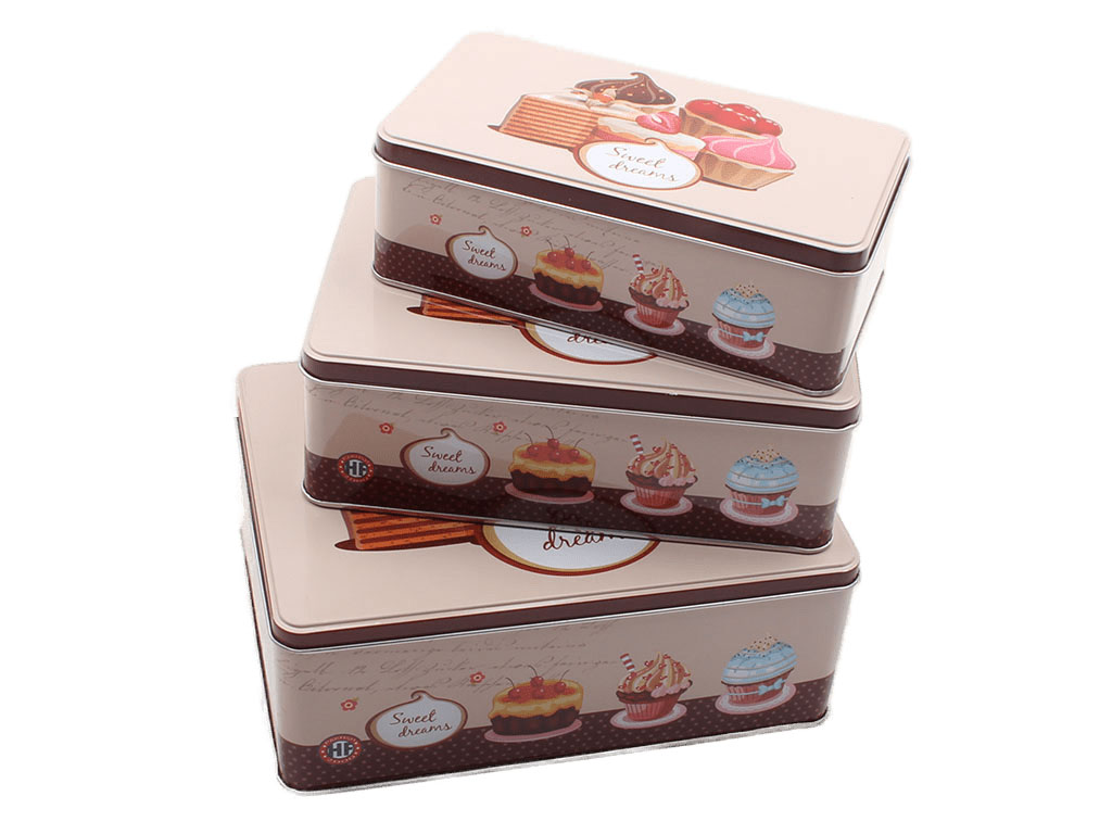 جعبه فلزی طرح Cop cake (سایز متوسط)