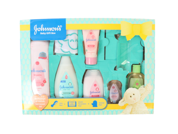 ست محصولات بهداشتی نوزادی 8 عددی جانسون johnsons