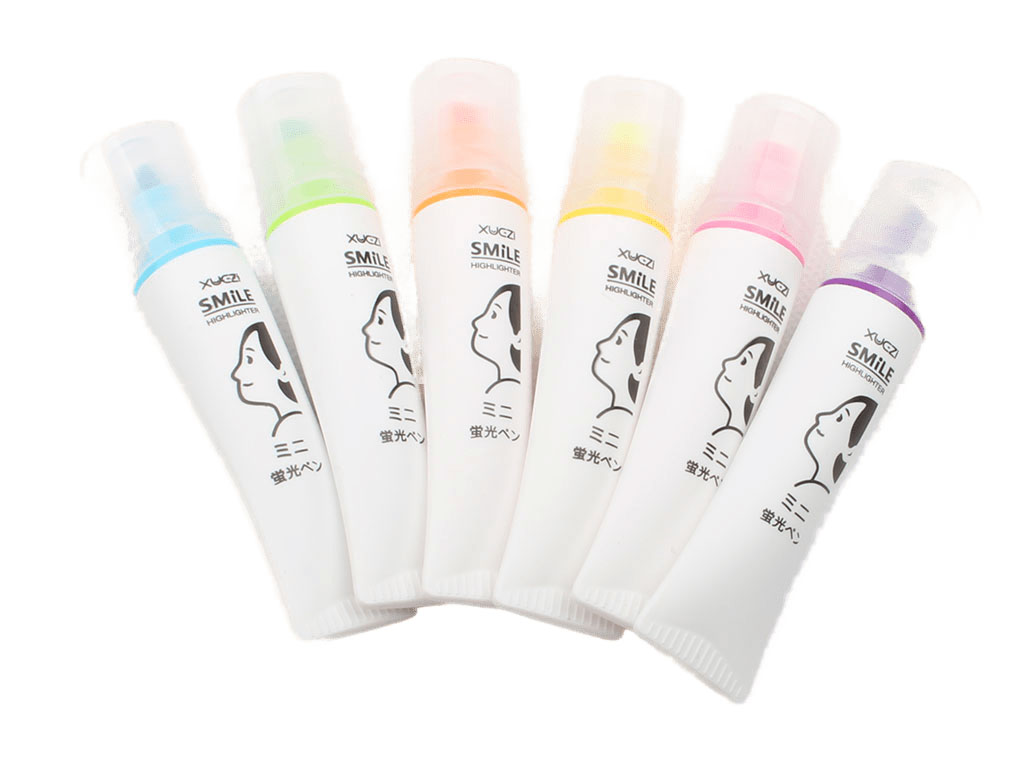 مینی هایلایتر خمیر دندان (6 رنگ)