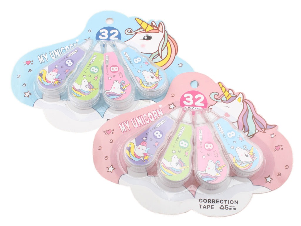 لاک غلط گیر نواری اسب تک شاخ (4 عددی)