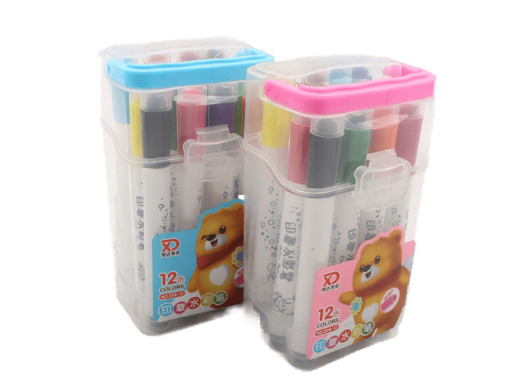 ماژیک 12 رنگ مهردار