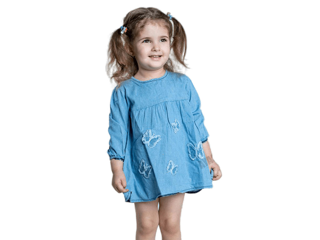 پیراهن جین دخترانه بیبی می baby mi