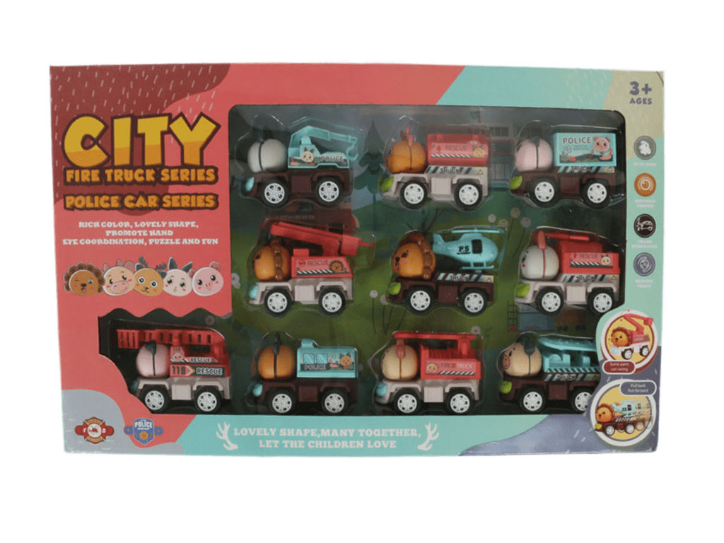 ست ماشین های 10عددی عروسکی