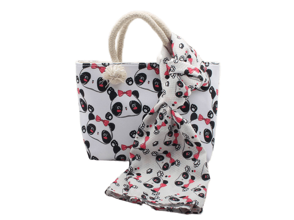 ست کیف و شال خرس پاندا