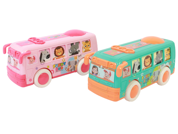 اتوبوس حیوانات قدرتی اسباب بازی