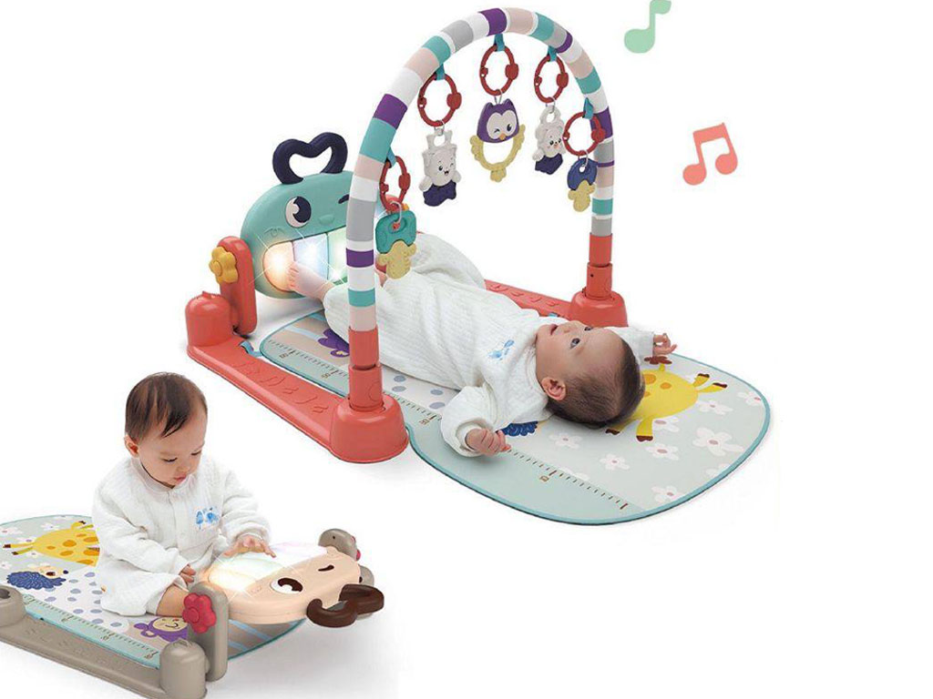 تشک بازی موزیکال نوزادی دارای پیانو