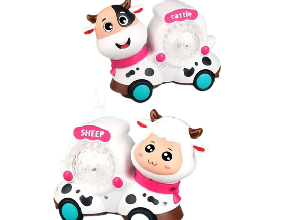 اسباب بازی دو چهره گوسفند و گاو موزیکال