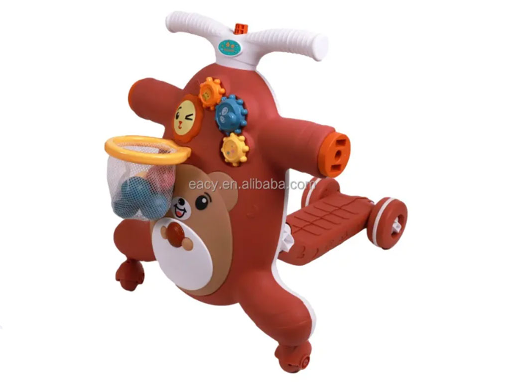 واکر موزیکال 3 کاره کودک اسباب بازی