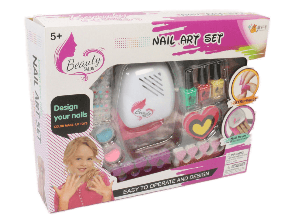ست طراحی ناخن اسباب بازی بیوتی سالن Beauty salon