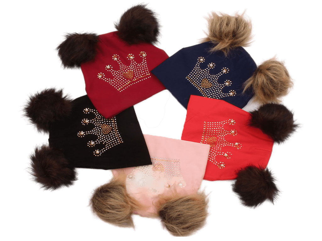 کلاه نخی پوم پوم (12-6 ماه)