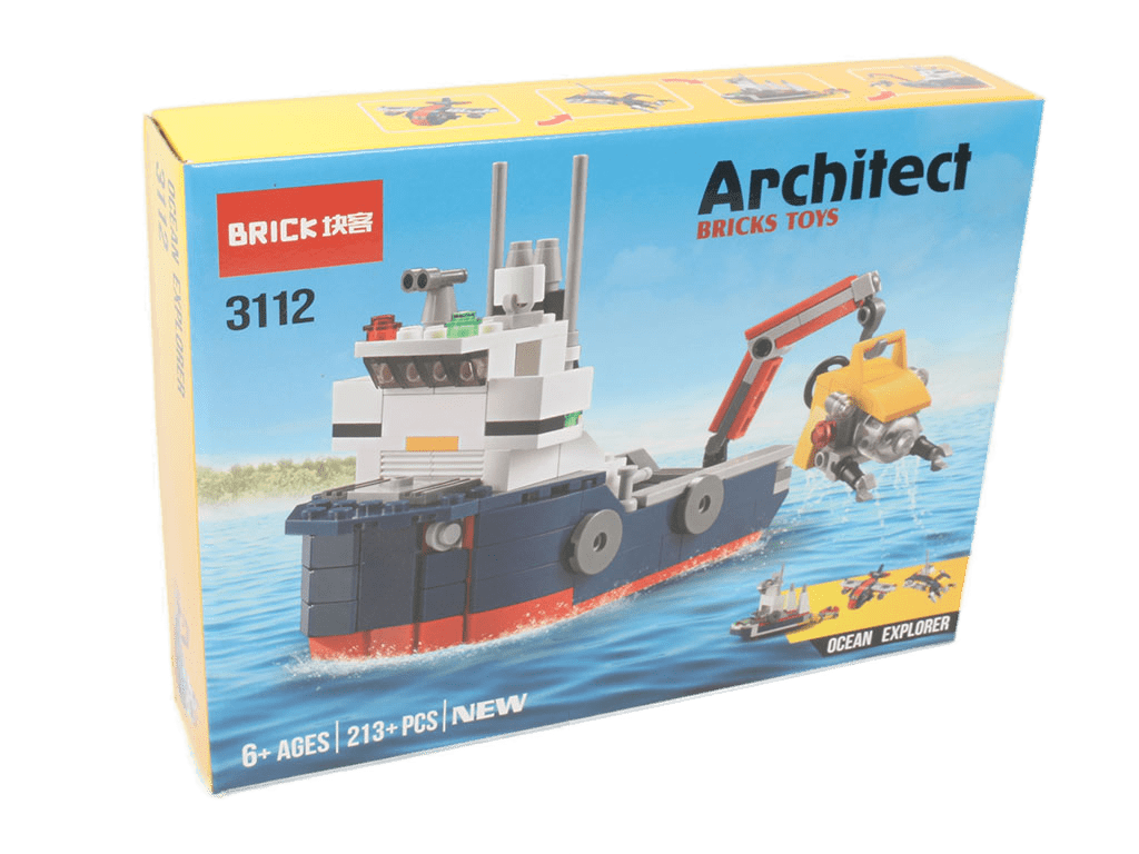 لگو  مدل کشتی اکتشاف اقیانوس 4 مدل شو 213  قطعه آرشیتکت Architect