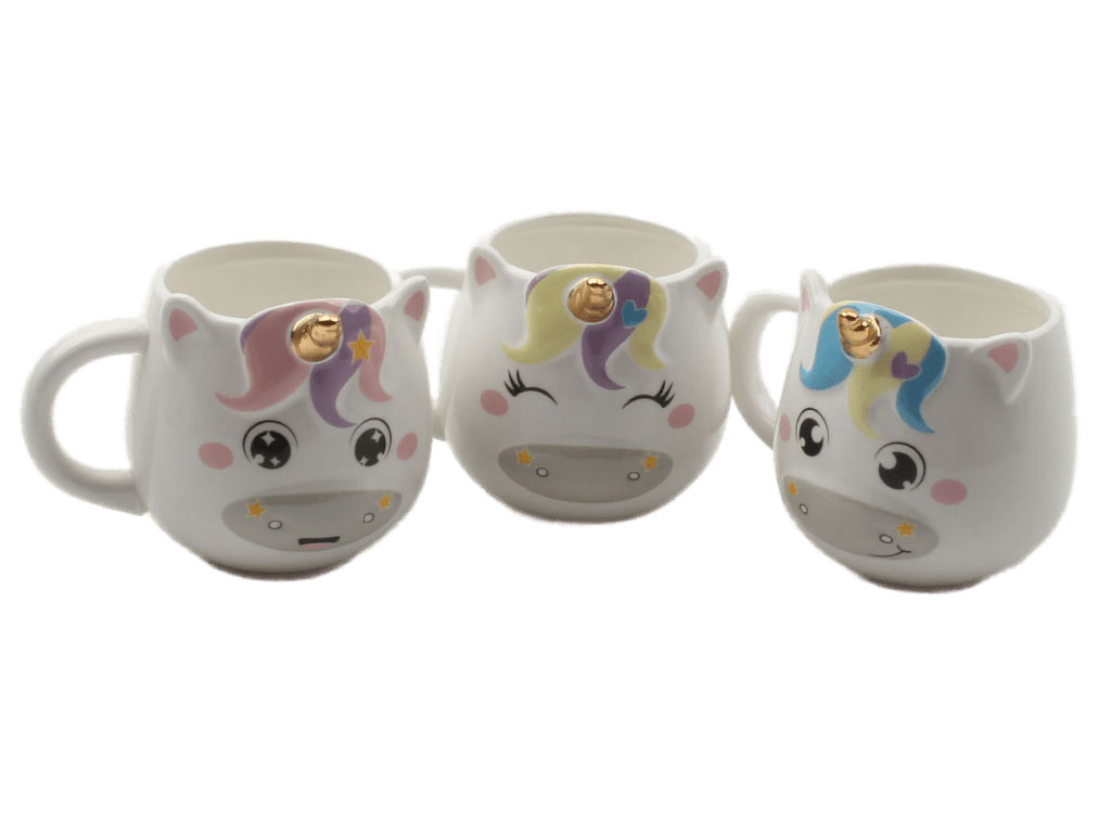 لیوان سرامیکی اسب تک شاخ