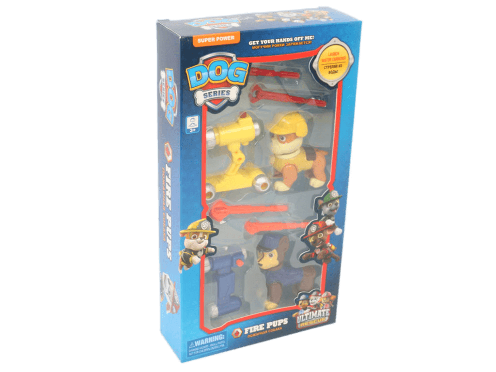 ست فیگورهای تیرپرتاب کن دو عددی سگ های نگهبان