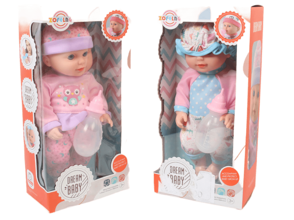 عروسک شیرخوار جیش کن موزیکال همراه با شیشه شیر