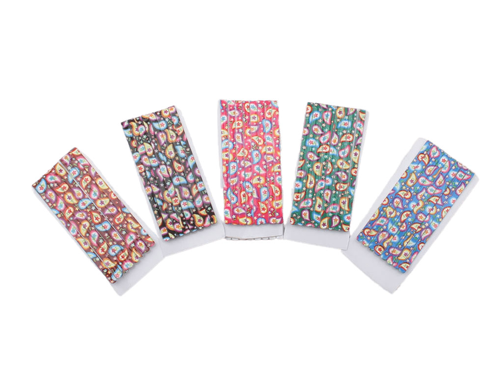 سنجاق سر رنگی گل دار (8 عددی)