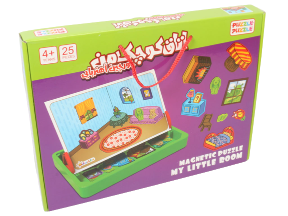 کیف جورچین آهنربایی اتاق کوچک من 25 قطعه