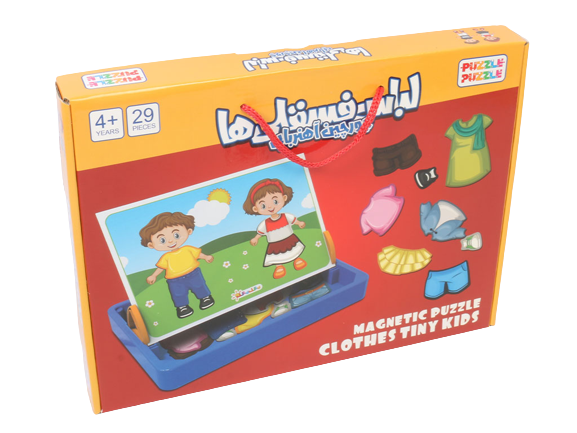 کیف جورچین آهنربایی لباس فسقلی ها 29 قطعه