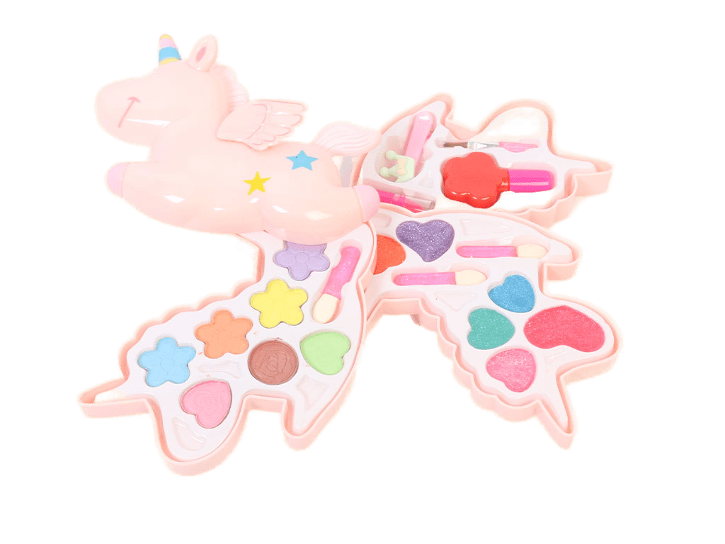 ست لوازم آرایش اسباب بازی طرح اسب تک شاخ (یونیکورن)