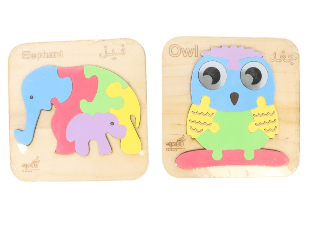 جورچین پازلی با طرح های مختلف