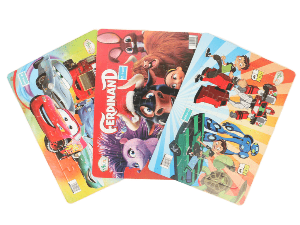 پازل کودکانه طرح شخصیت های کارتونی رویش royesh