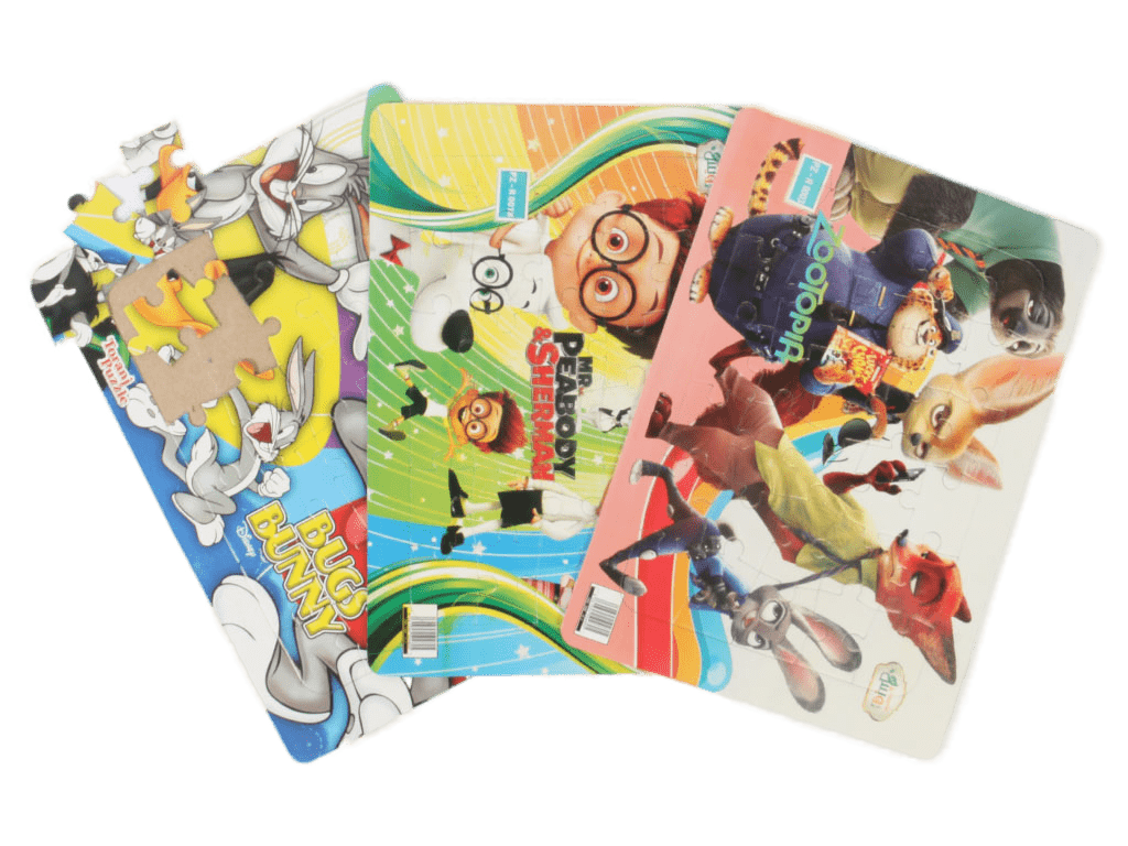 پازل کودکانه طرح شخصیت های کارتونی رویش royesh