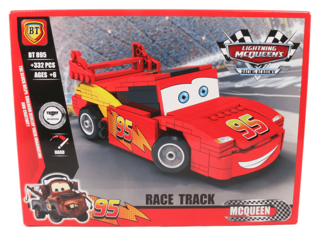 لگو ماشین مک کوئین 332 قطعه بی تی bt