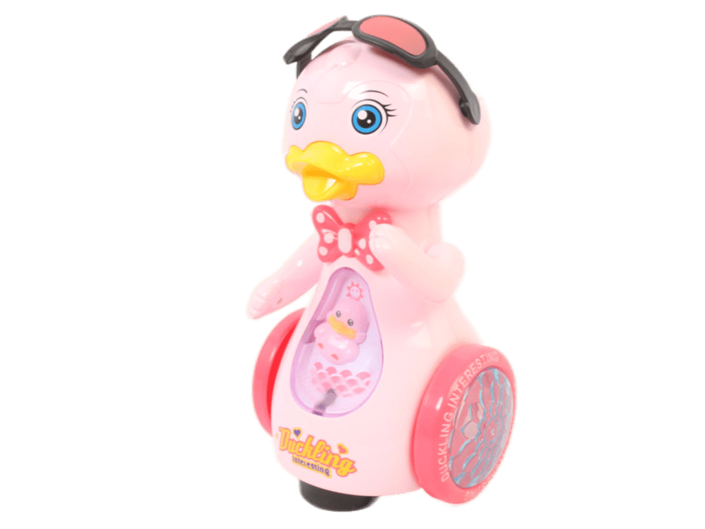 اردک موزیکال عینکی اسباب بازی دارای رقص نور مدل Duckling