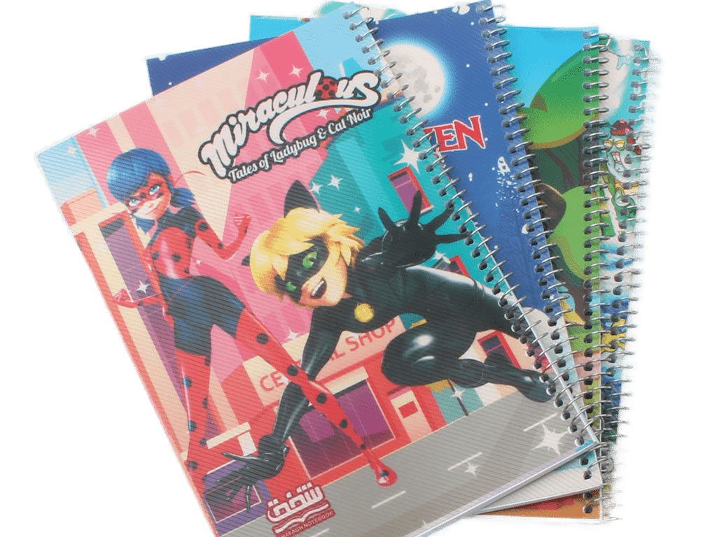 دفتر مشق سیمی 50 برگ جلد طلقی