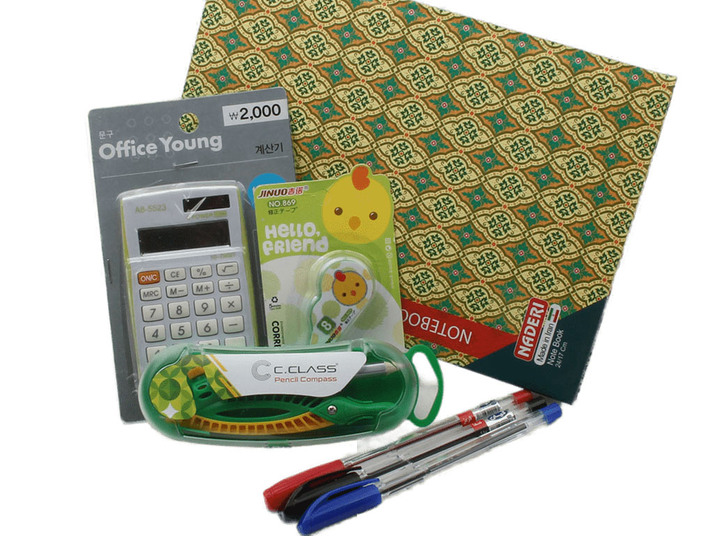 پک کادویی لوازم تحریر (7 تکه)