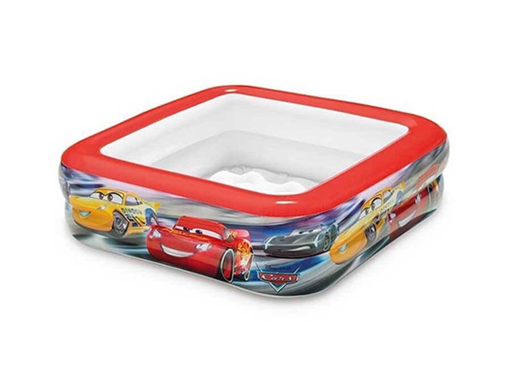 استخر بادی کودک طرح مک کوئین مدل چهارگوش اینتکس intex