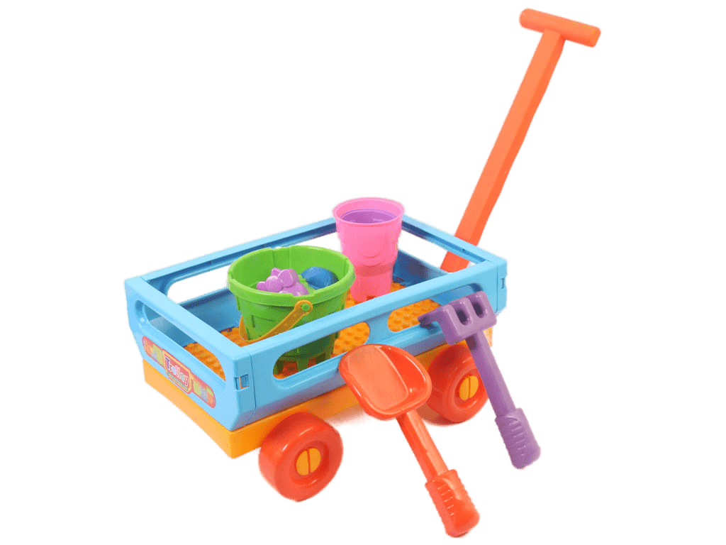 گاری ساحلی اسباب بازی با وسایل