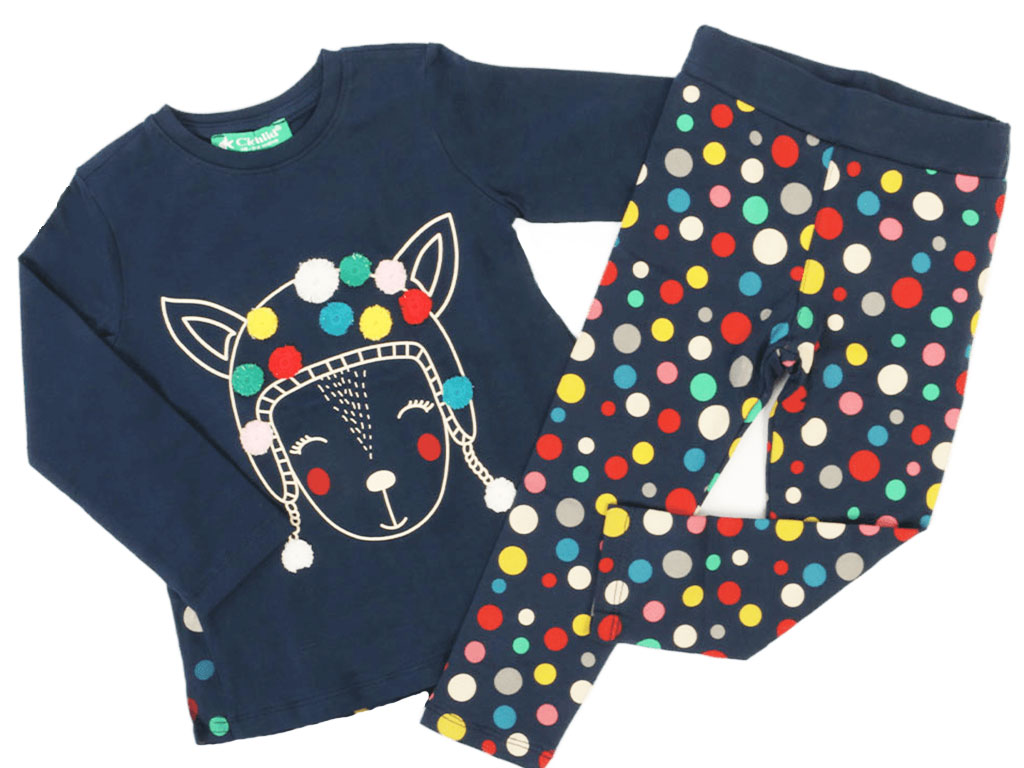 بلوز و ساق نوزادی دخترانه سیچلاید cichlid