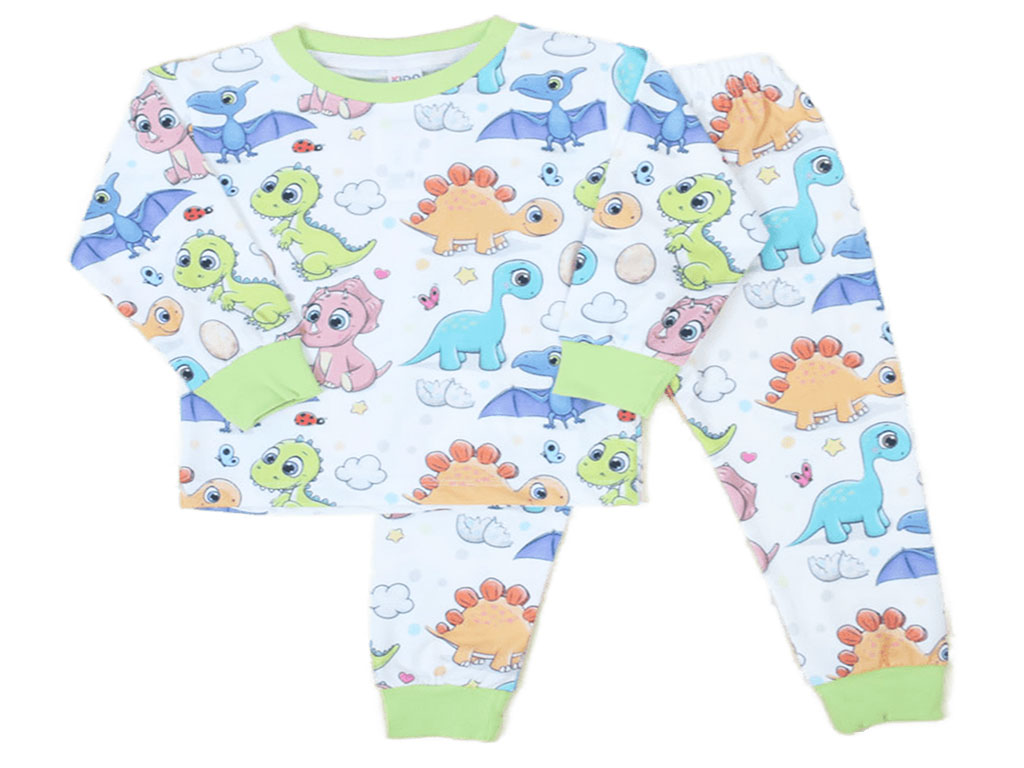 بلوز و شلوار راحتی بچه گانه طرح دایناسور کیدومکس kido max