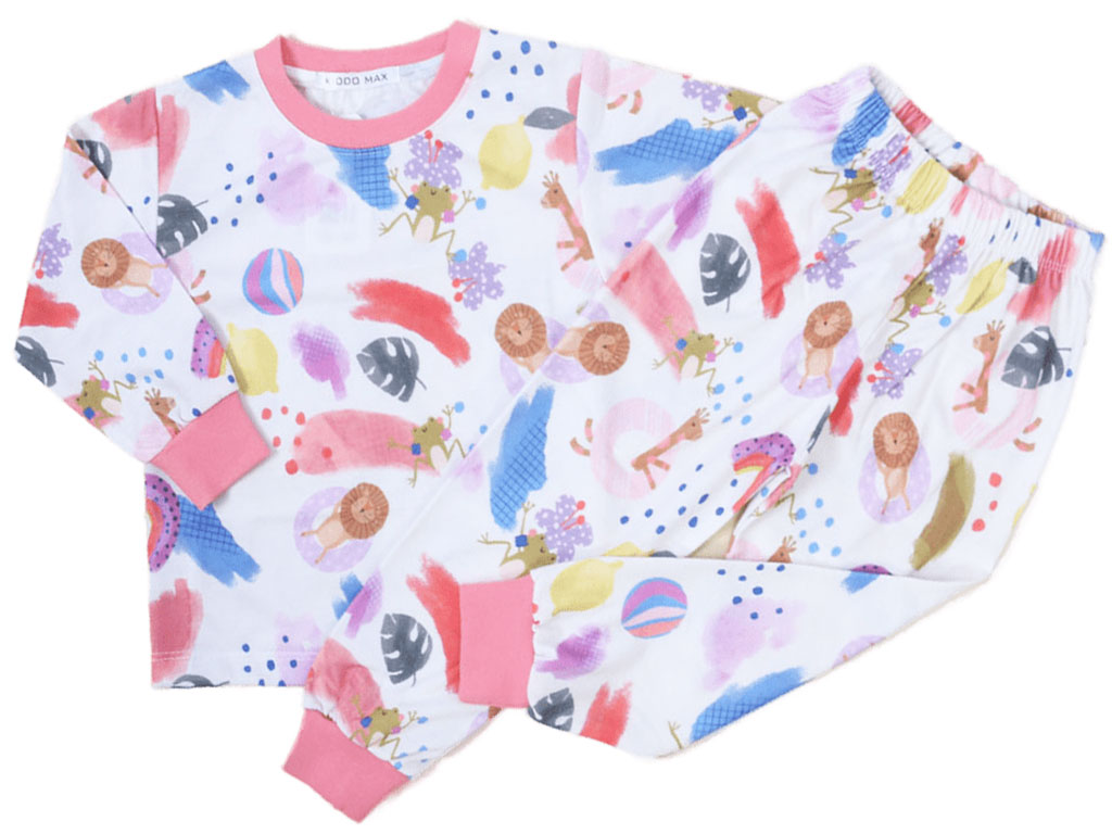 بلوز و شلوار راحتی بچه گانه طرحدار کیدومکس kido max