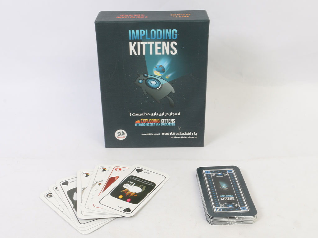 بازی فکری و کارتی گربه های انفجاری با افزونه هسته ای دراگون dragon