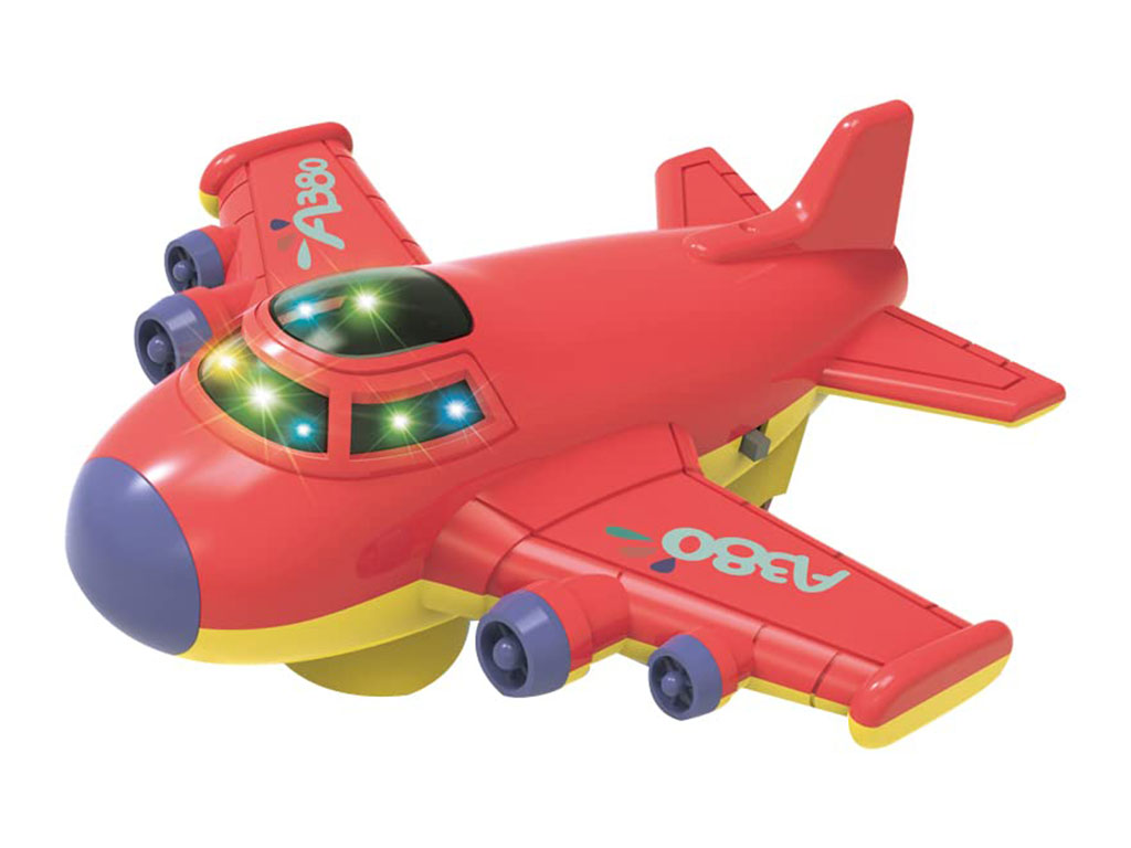 هواپیما موزیکال و چراغدار اسباب بازی