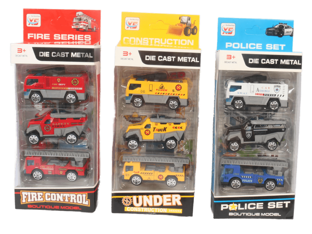 ست ماشین های فلزی 3 عددی