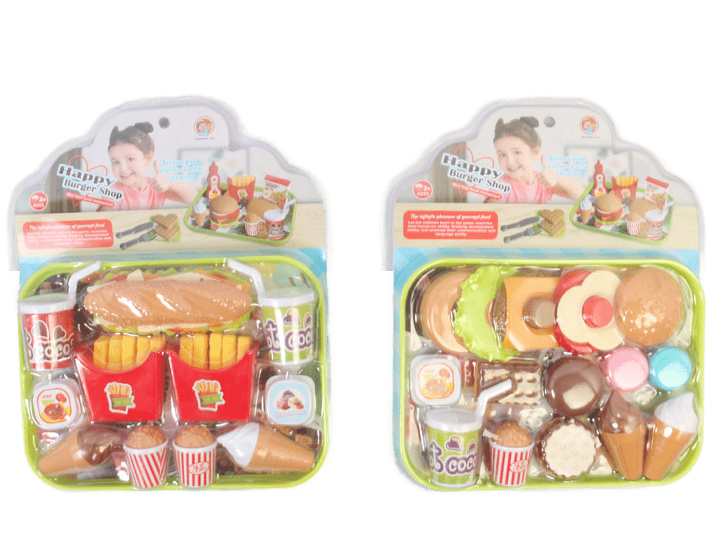 ست فست فود و دسر 12 تکه اسباب بازی