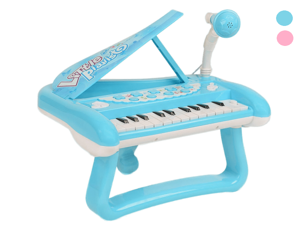 پیانو پایه دار موزیکال اسباب بازی همراه با میکروفون
