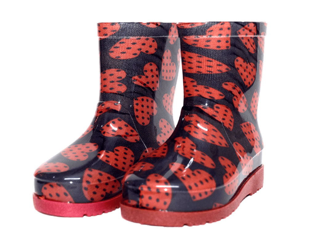 چکمه بچه گانه قلبی نقلی