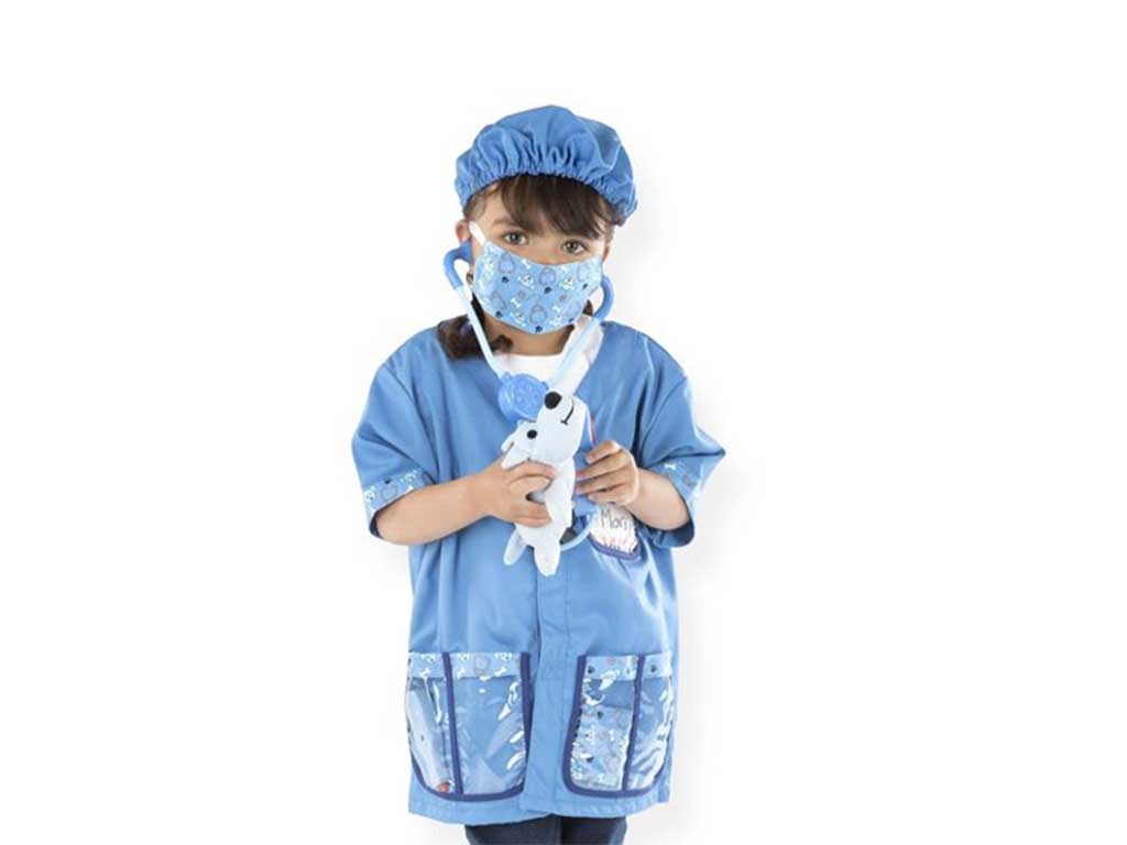 ست لباس و لوازم پزشکی حیوانات (دامپزشکی) اسباب بازی مدل melissa & doug