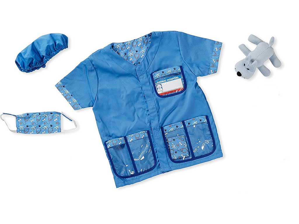 ست لباس و لوازم پزشکی حیوانات (دامپزشکی) اسباب بازی مدل melissa & doug