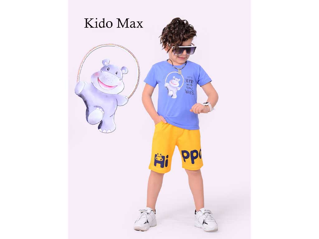 تیشرت و شلوارک راحتی پسرانه کیدومکس kido max