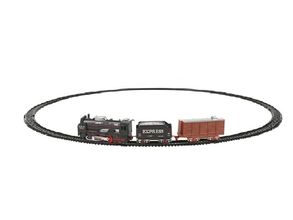 قطار ریلی چراغدار اسباب بازی مدل classical train