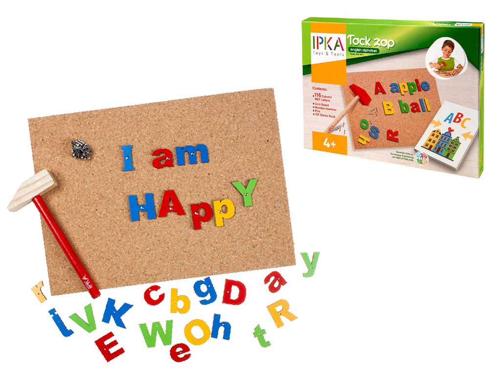 بازی آموزشی میخ و چکش الفبای انگلیسی ایپکا IPKA